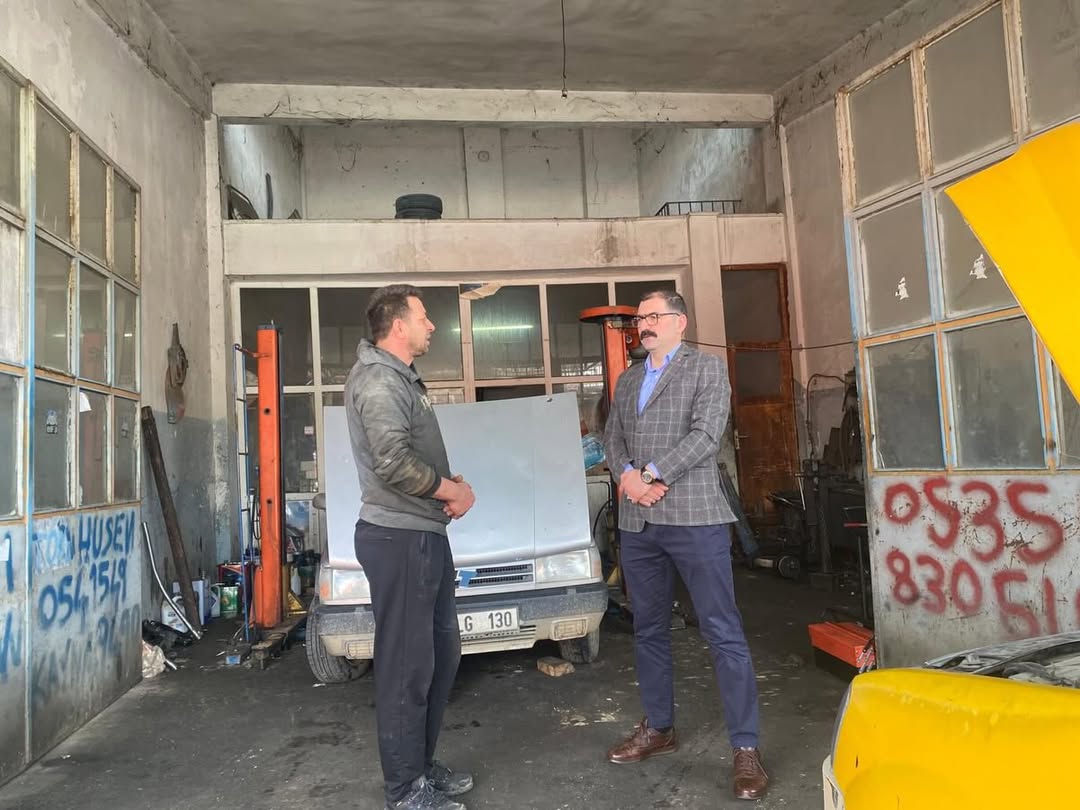 Taşköprü Sanayi Sitesi'ni Ziyaret Etti Esnafın Talep Ve Önerilerini Dinledi 16