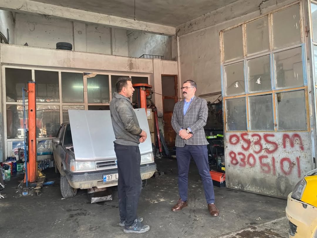 Taşköprü Sanayi Sitesi'ni Ziyaret Etti Esnafın Talep Ve Önerilerini Dinledi 22