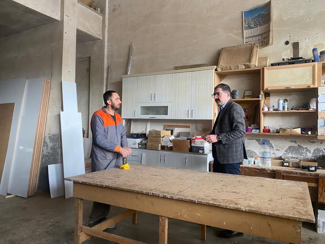 Taşköprü Sanayi Sitesi'ni Ziyaret Etti Esnafın Talep Ve Önerilerini Dinledi 88888888888888