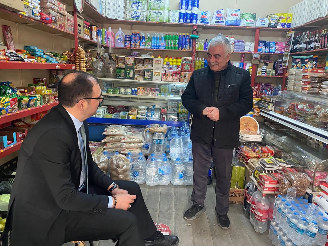 Taşköprü'de Esnaf Ve Vatandaşlarla Sohbet Etti Taleplerini Dinledi 14