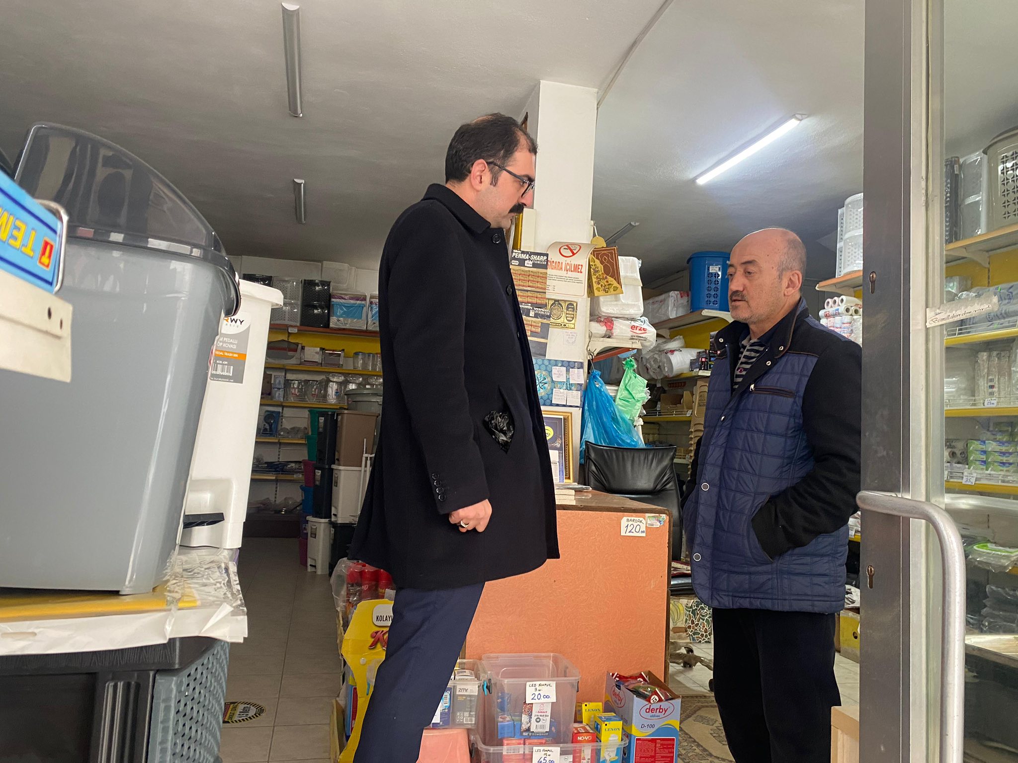 Taşköprü'de Esnaf Ziyareti Kaymakam Demirdağ Sahada3