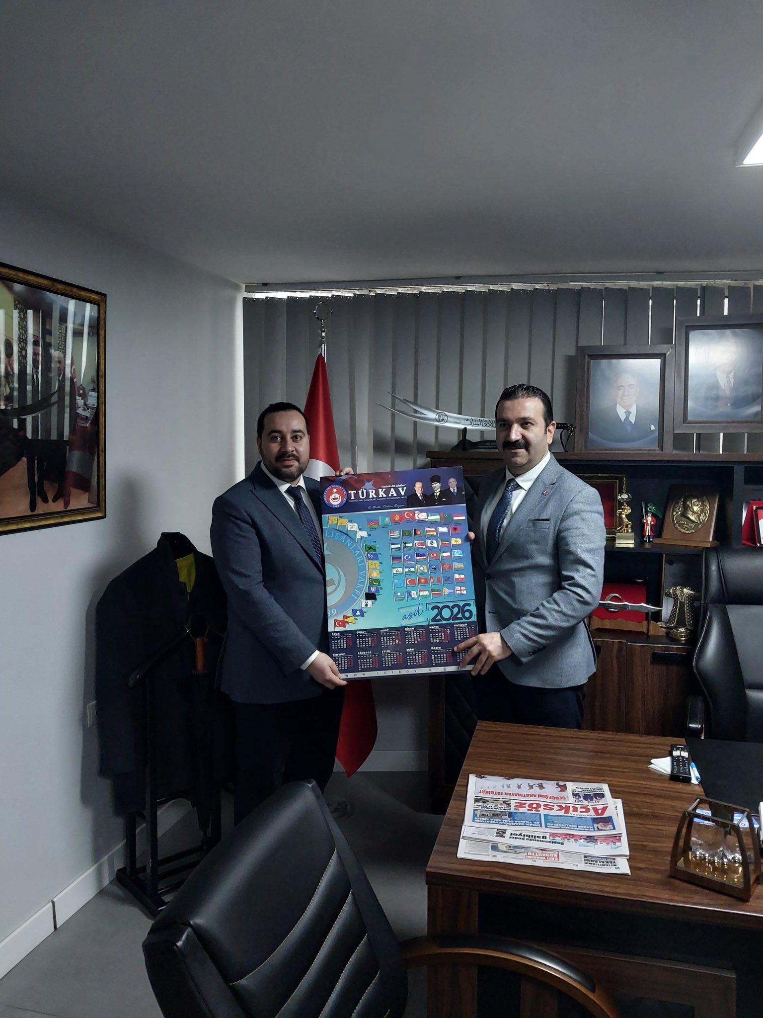 Türkav Kastamonu Şubesi, Mhp İl Başkanlığını Ziyaret Etti1