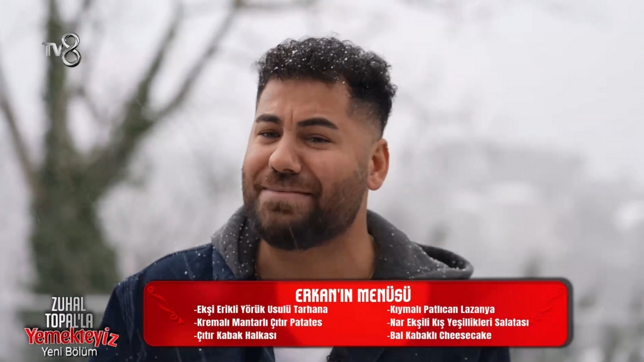 Yemekteyiz Erkan Erman