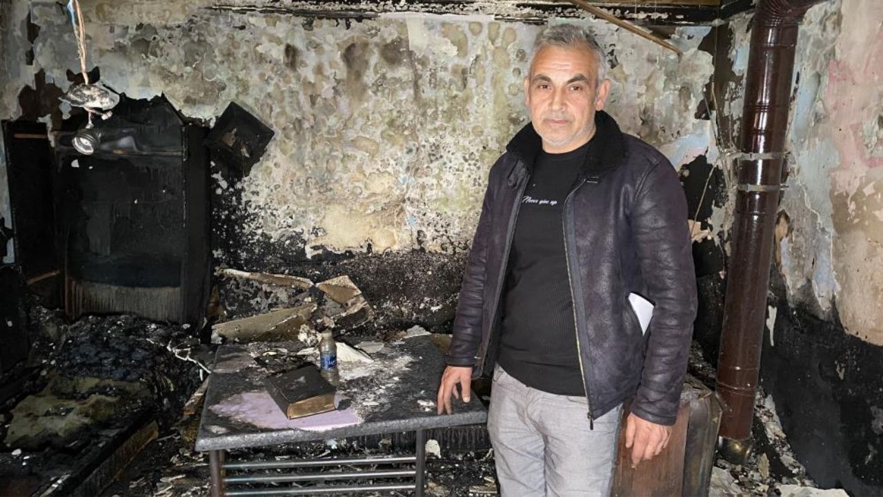 40 Yıllık Birikim Yandı Kur’an I Kerim Meali Sağlam Kaldı (4)