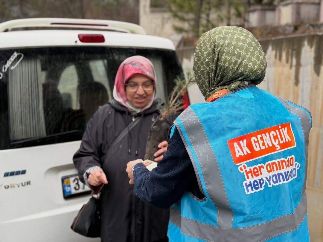 Ak Parti Kastamonu Vatandaşlara Çam Fidanı Hediye Etti 4