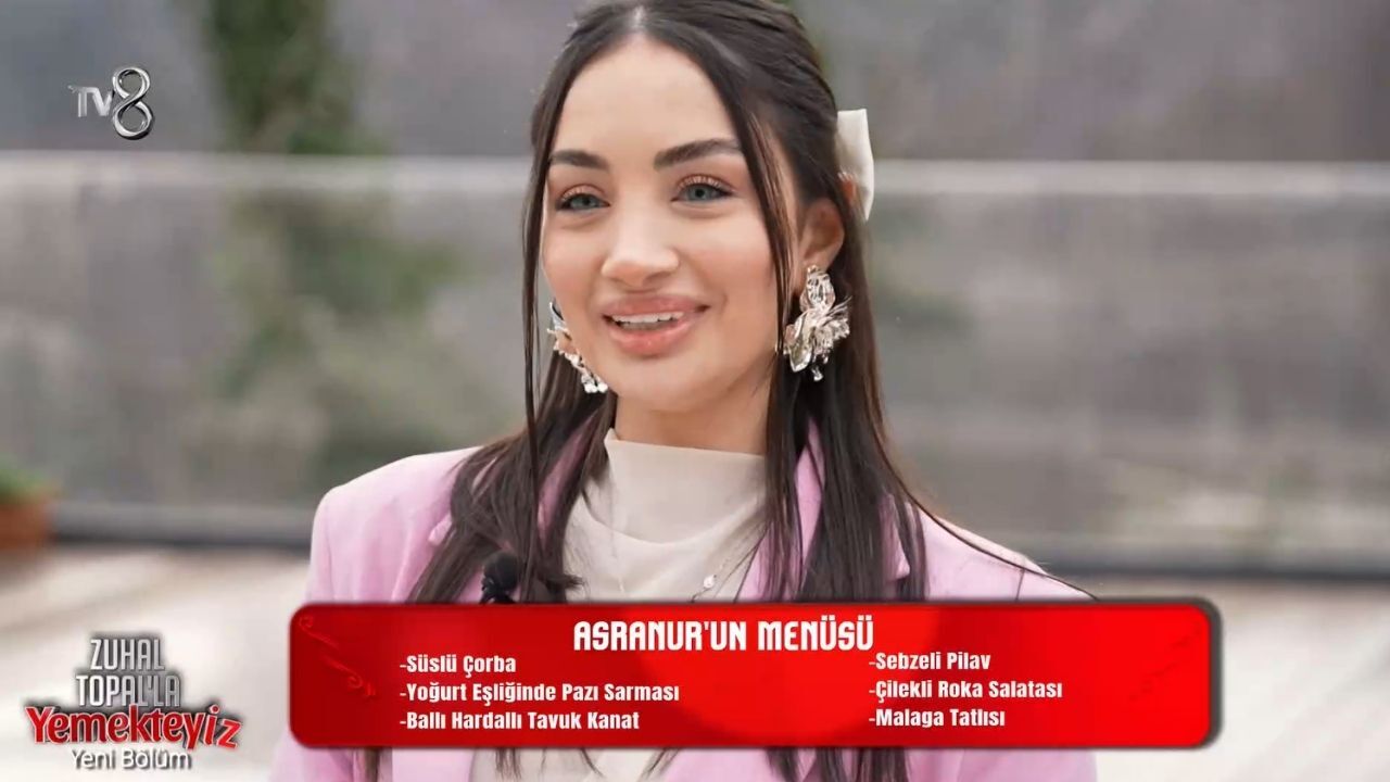Asranur Batar'ın Yemekteyiz Menüsünde Neler Var (2)
