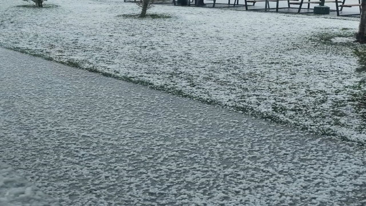 Çankırıyı Dolu Vurdu