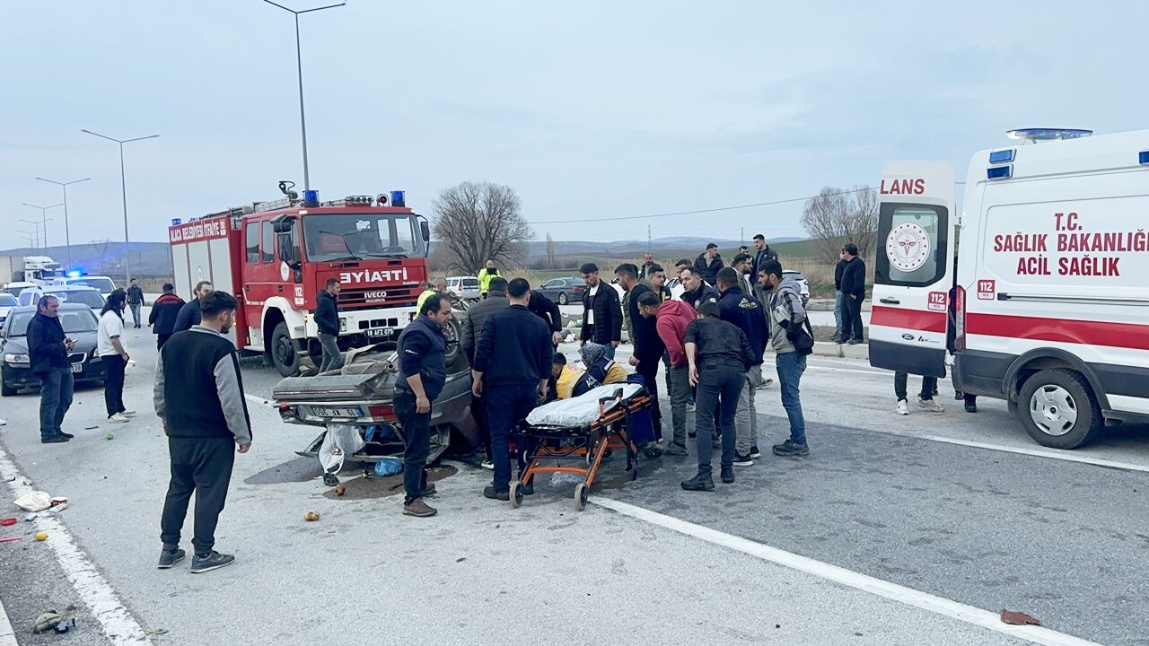 Çorum Feci Kaza 1 Ölü (2)