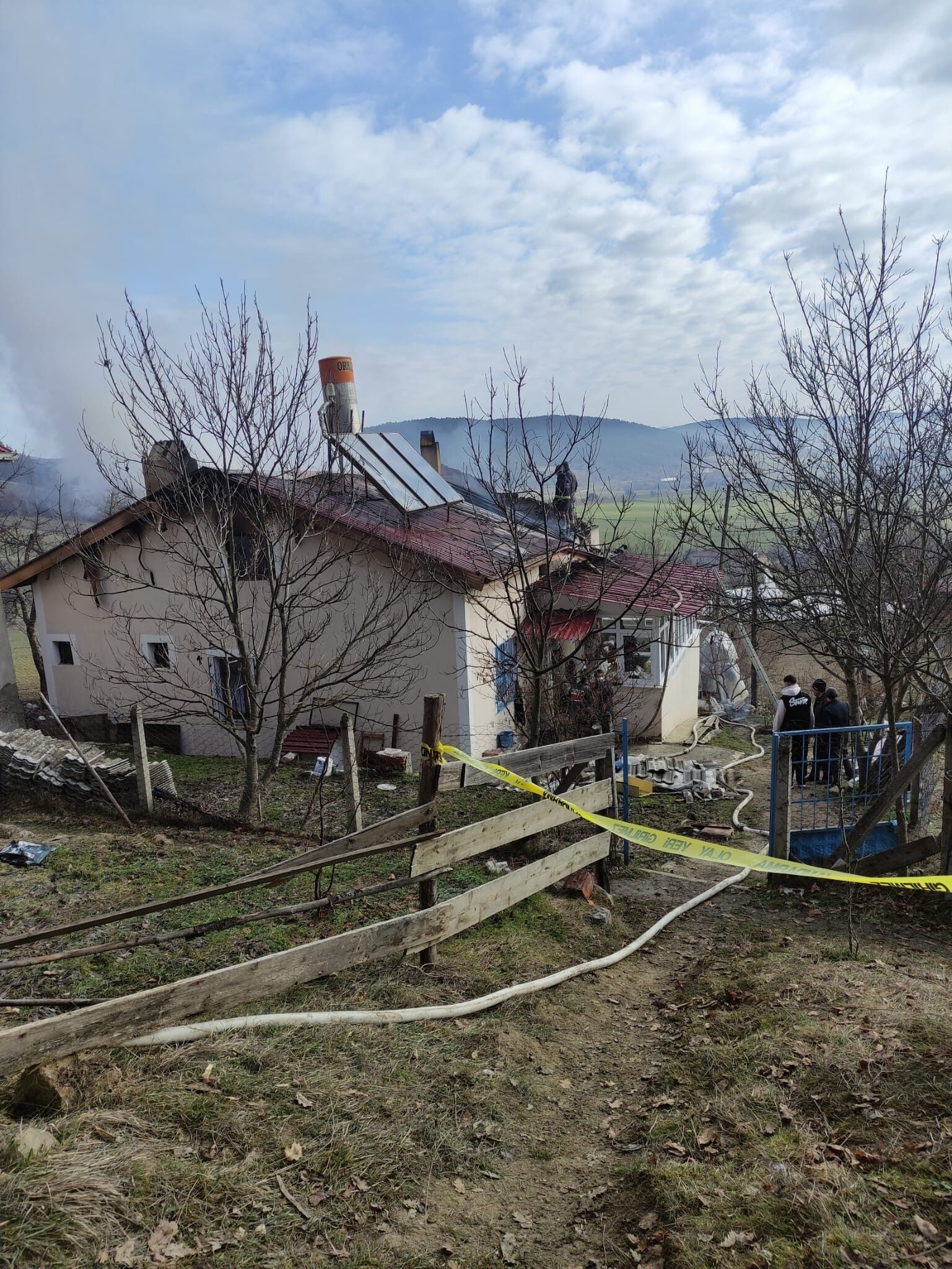 Evde Korkunç Yangın Yaşlı Adam Yangında Can Verdi