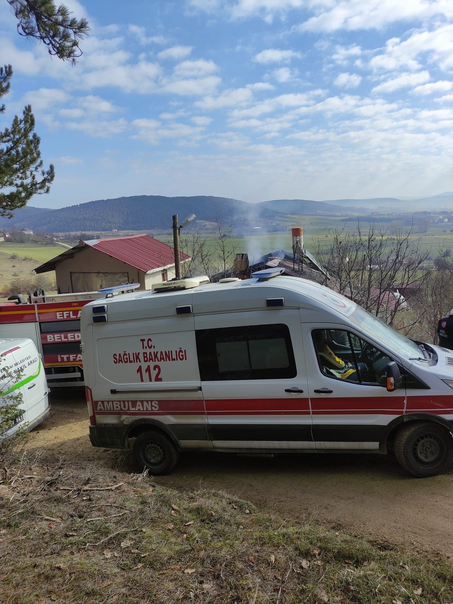 Evde Korkunç Yangın Yaşlı Adam Yangında Can Verdi4