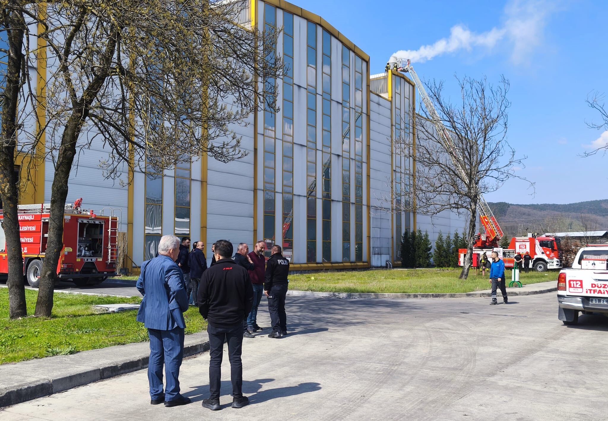 Fabrikada Korkutan Yangın İtfaiye Ekipleri Müdahale Etti 22