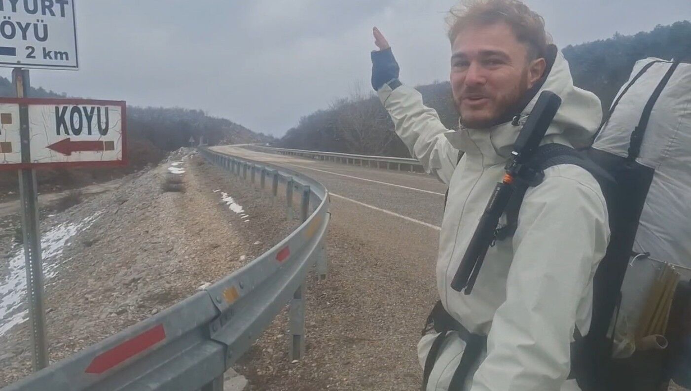 Japonya'ya Ulaşmak Için Almanya'dan Yola Çıkan Gezgin Kastamonu'ya Ulaştı 88888888