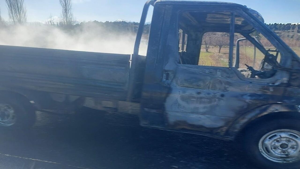 Kamyonet Yangın (1)