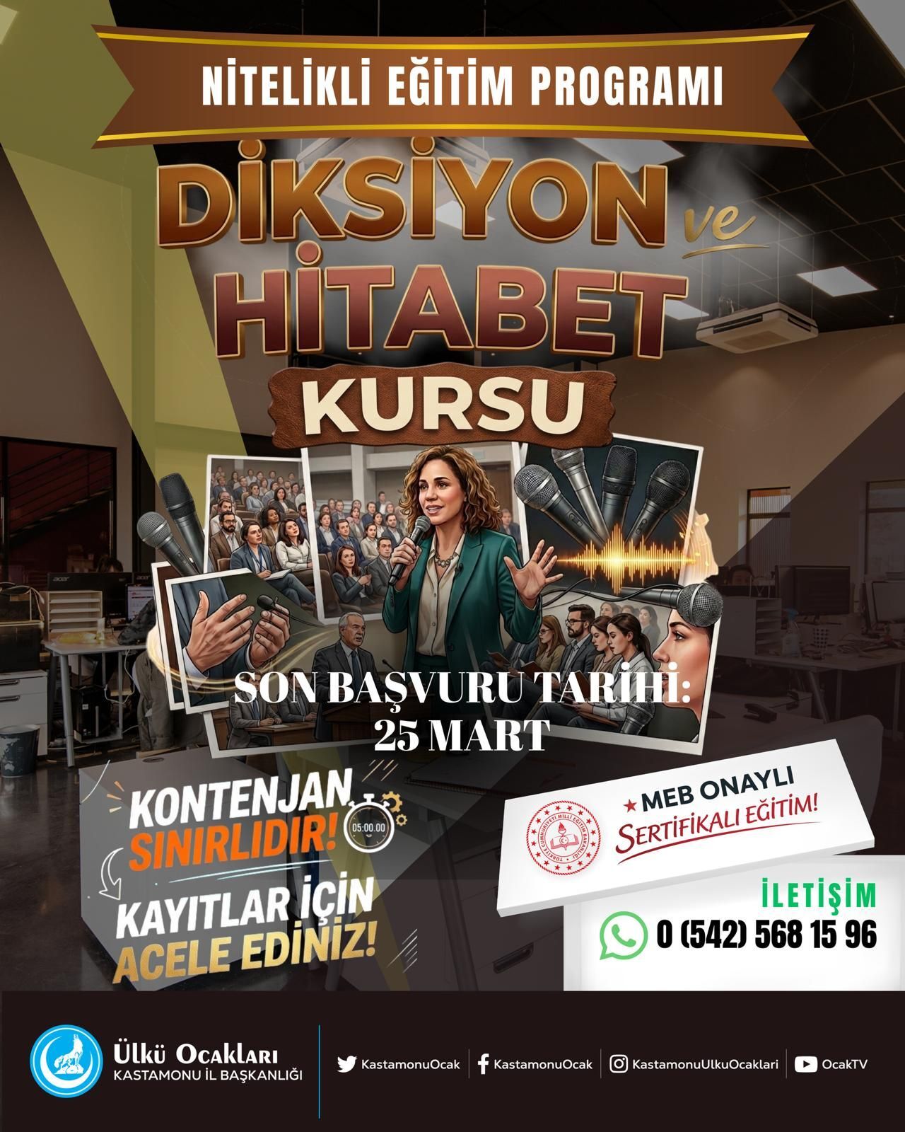 Kastamonu Diksiyon Ve Hitabet Kursu (2)