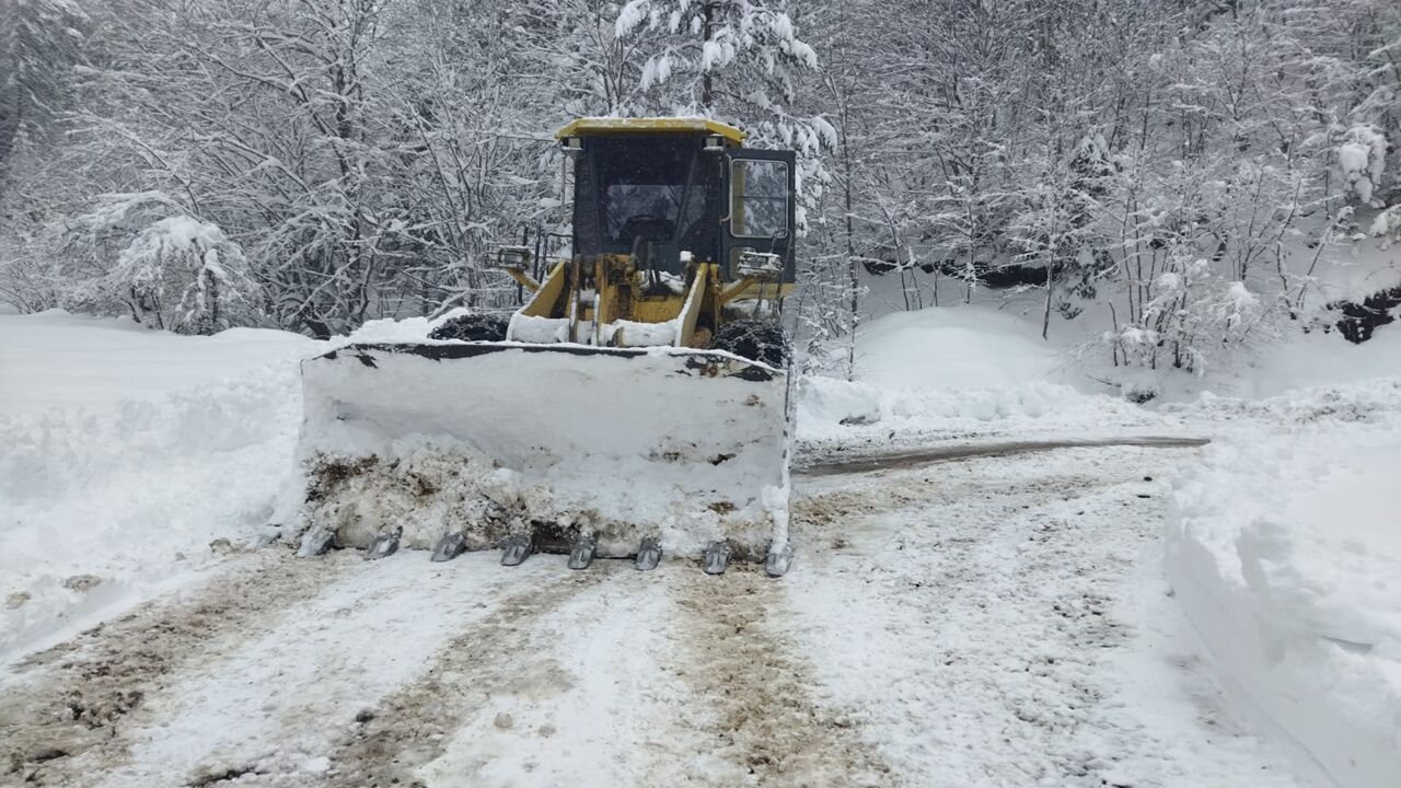 Kastamonu Karla Mücadele Kapalı Yol (3)