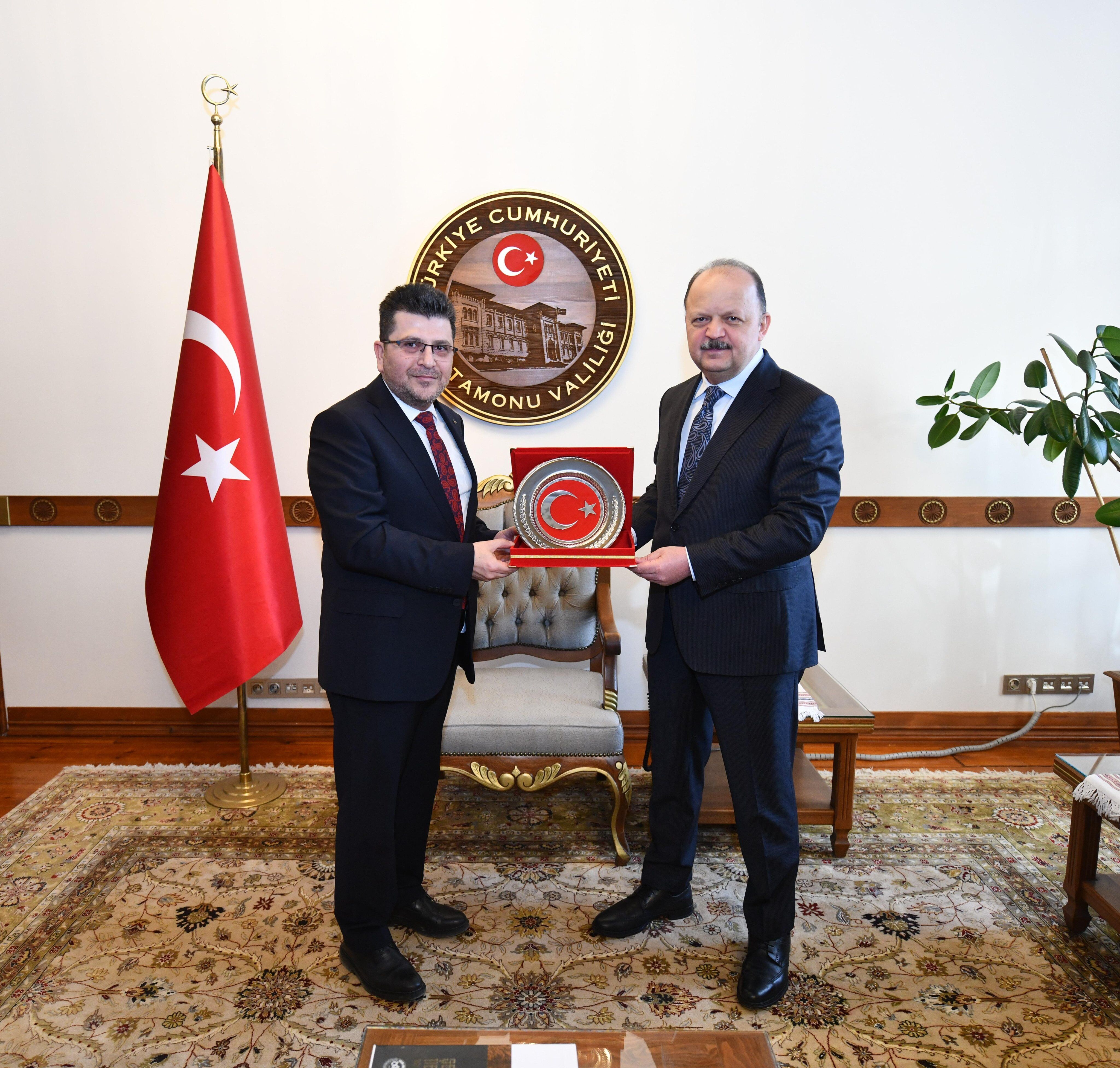 Kastamonu Smmm Odası'ndan Vali Dallı'ya Ziyaret 8888