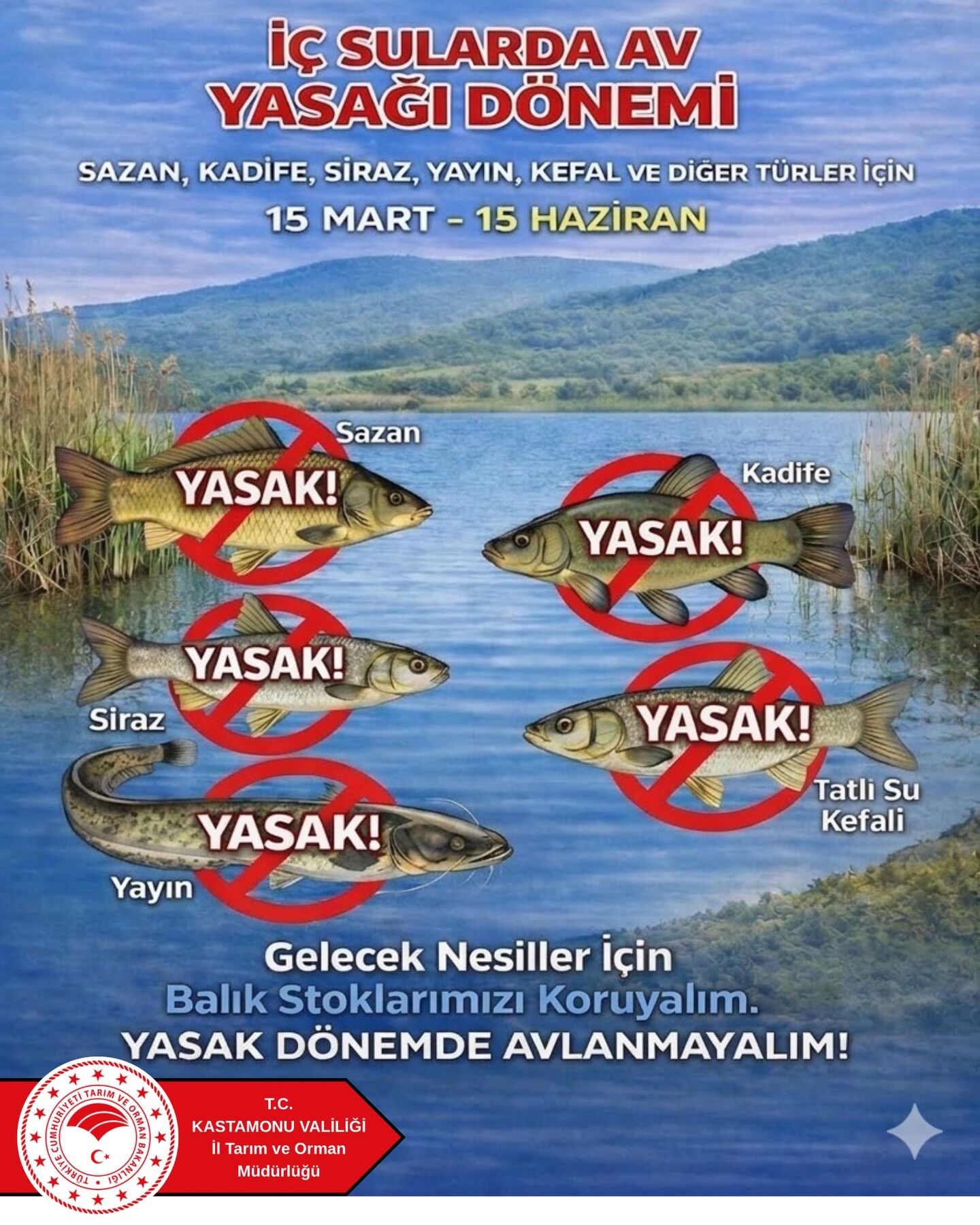 Kastamonu'da Amatör Balık Avı Yasağı 15 Mart'ta Başlıyor 22