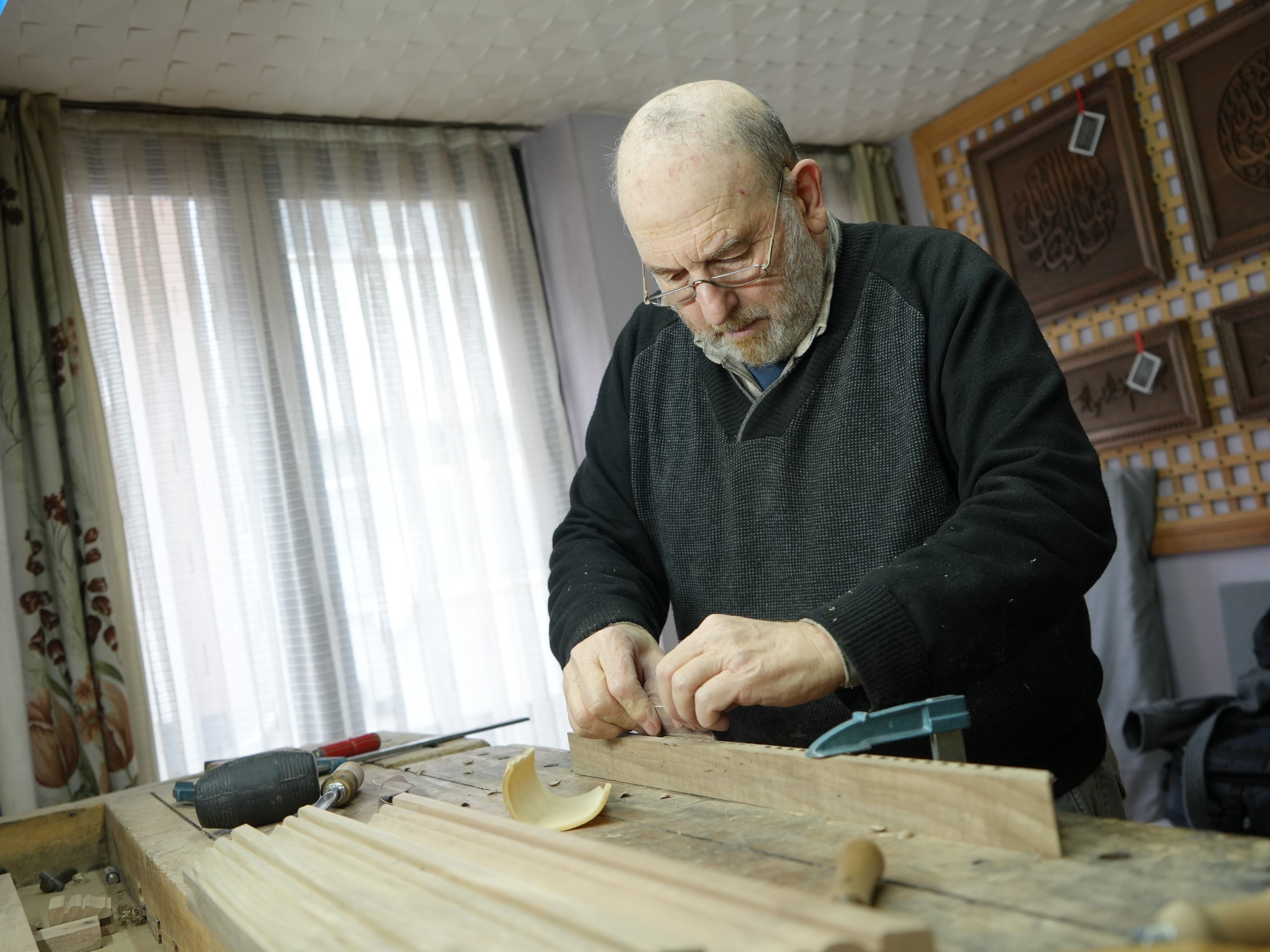 Kastamonu'da Asırlık Sanatı Kilerinde Yaşatıyor Ayetleri Ilmek Ilmek Istiyor 4
