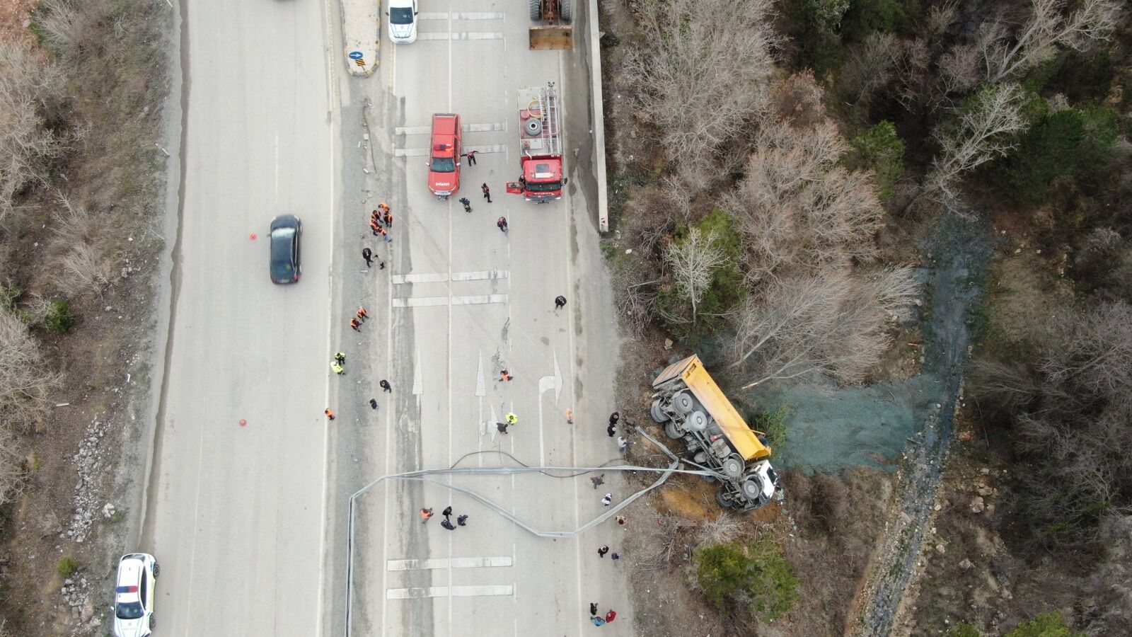 Kastamonu'da Direksiyon Başında Fenalaştı Şarampole Devrildi (Detaylar) 6