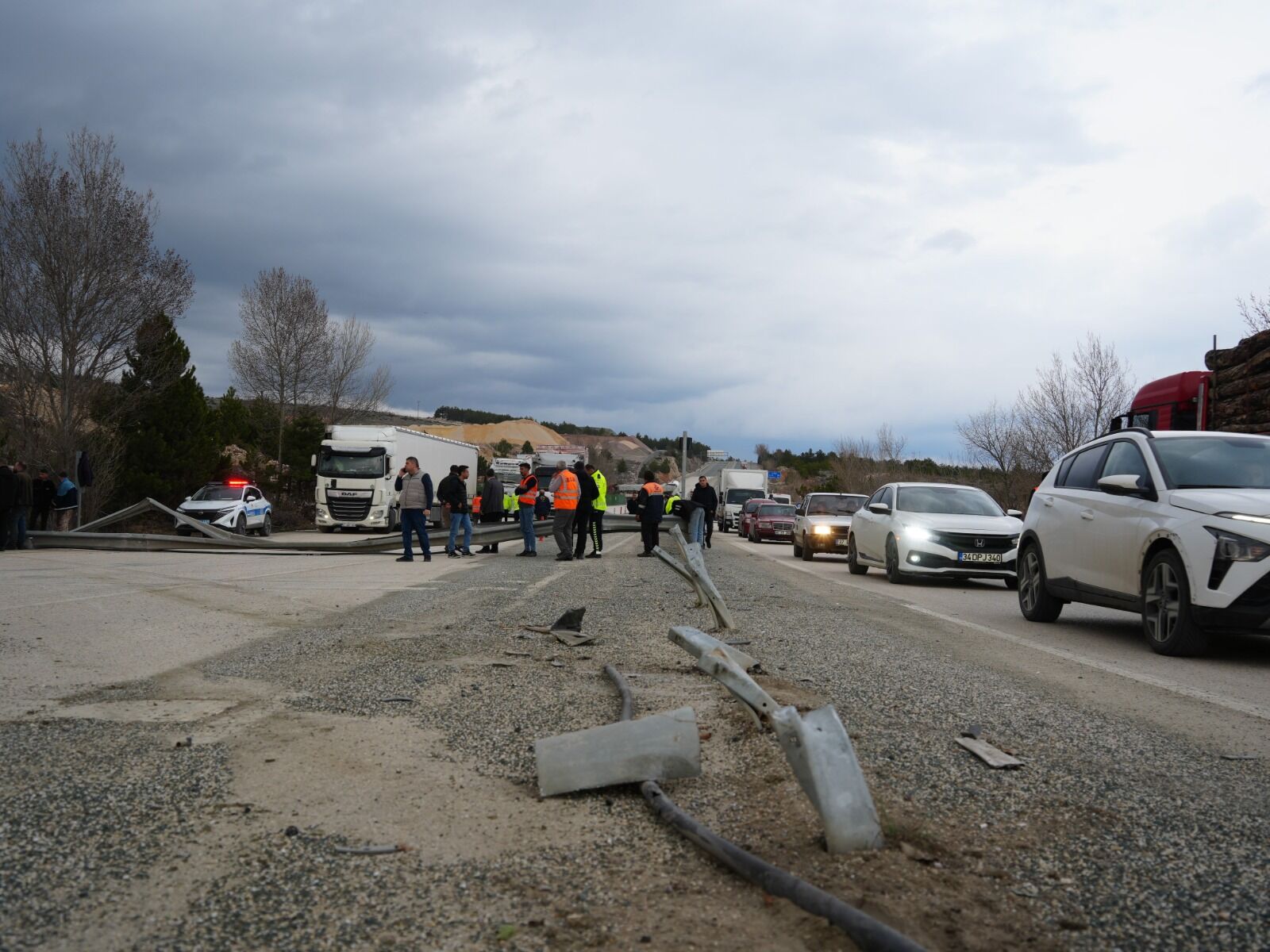Kastamonu'da Direksiyon Başında Fenalaştı Şarampole Devrildi (Detaylar) 88