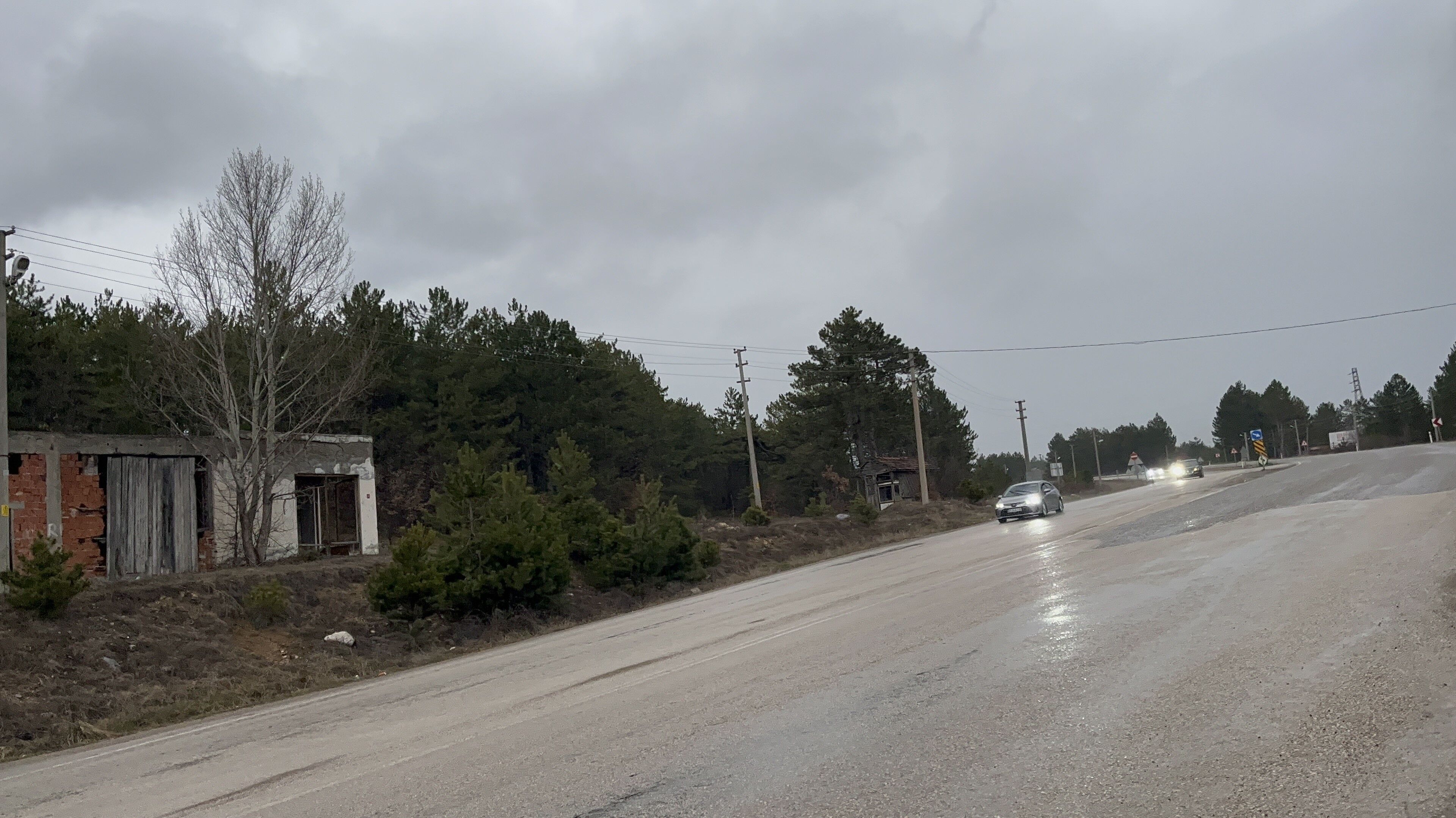 Kastamonu'da Sağanak Yağış Sürücülere Zorluk Yaşattı 12