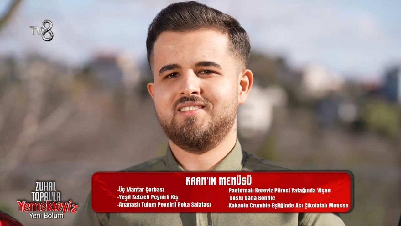 Kastamonulu Kaan Karaşoğlu’nun Yemekteyiz Menüsünde Neler Var (3)