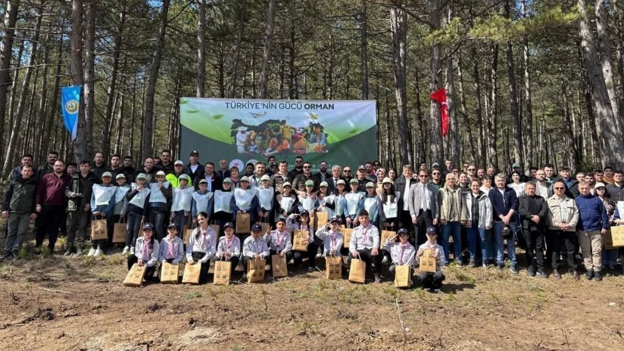 Kastamonu’nun Ilçesinde 200 Fidan Toprakla Buluştu (1)