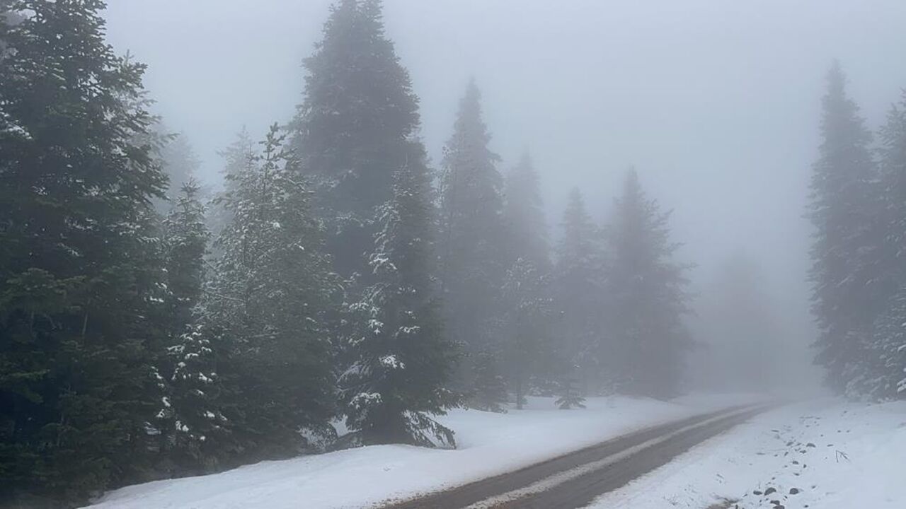 Kastamonu'ya Kar Yağdı Kar Sürprizi (5)