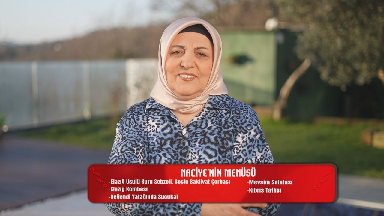 Naciye İskender’in Yemekteyiz Menüsünde Neler Var (2)