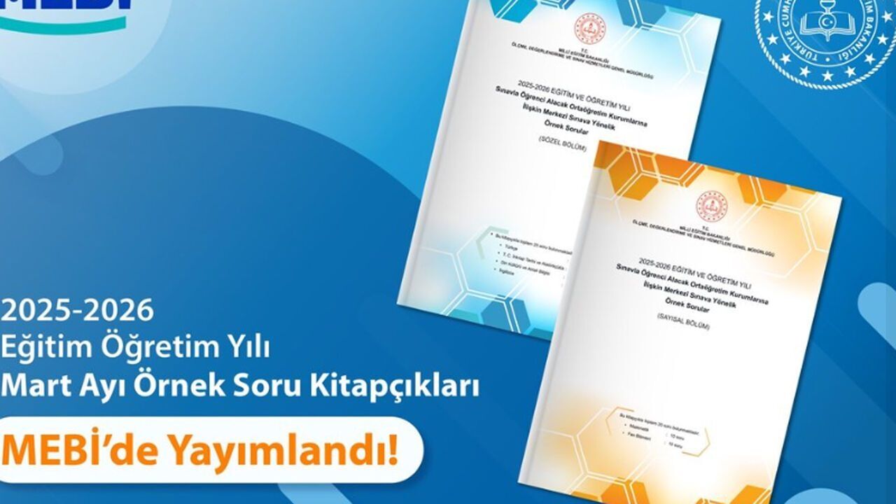 Örnek Sorular Yayınlandı