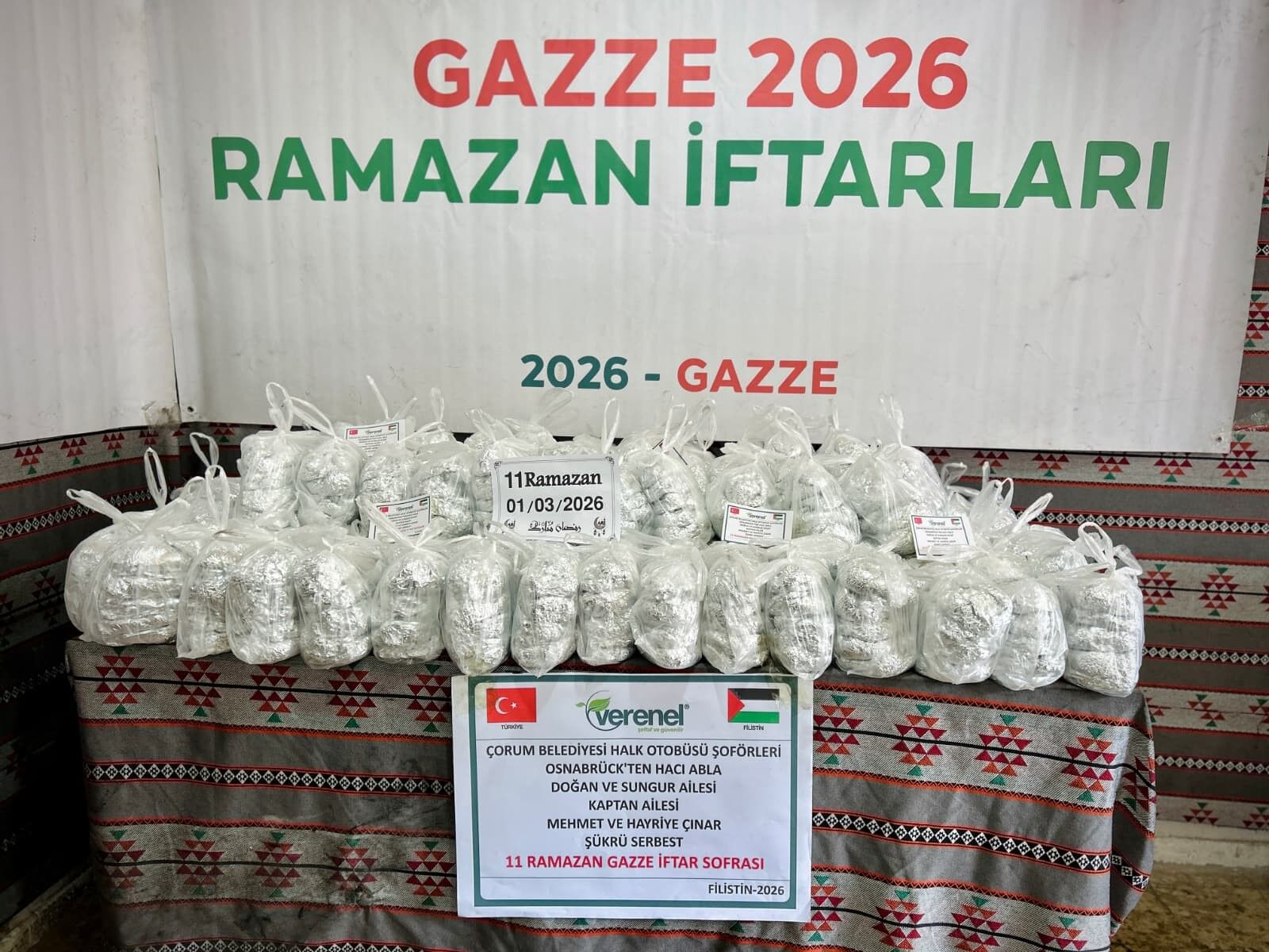 Otobüs Şoförlerinden Gazze’ye Anlamlı Destek1