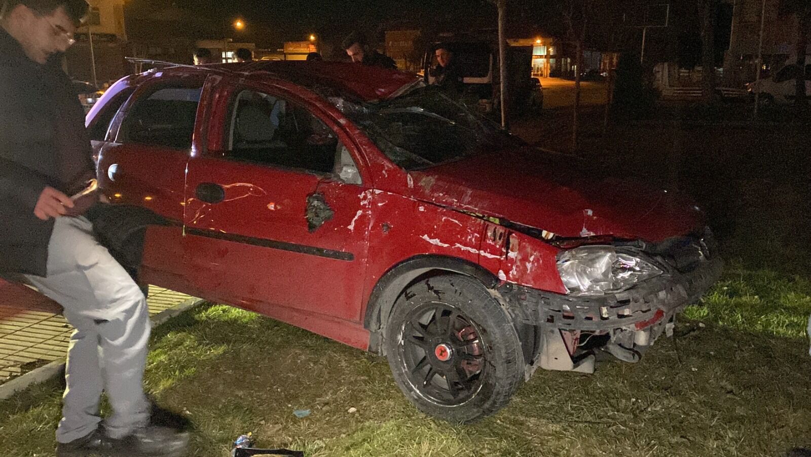 Otomobil Takla Attı Feci Kazada 1 Kişi Yaralandı 12