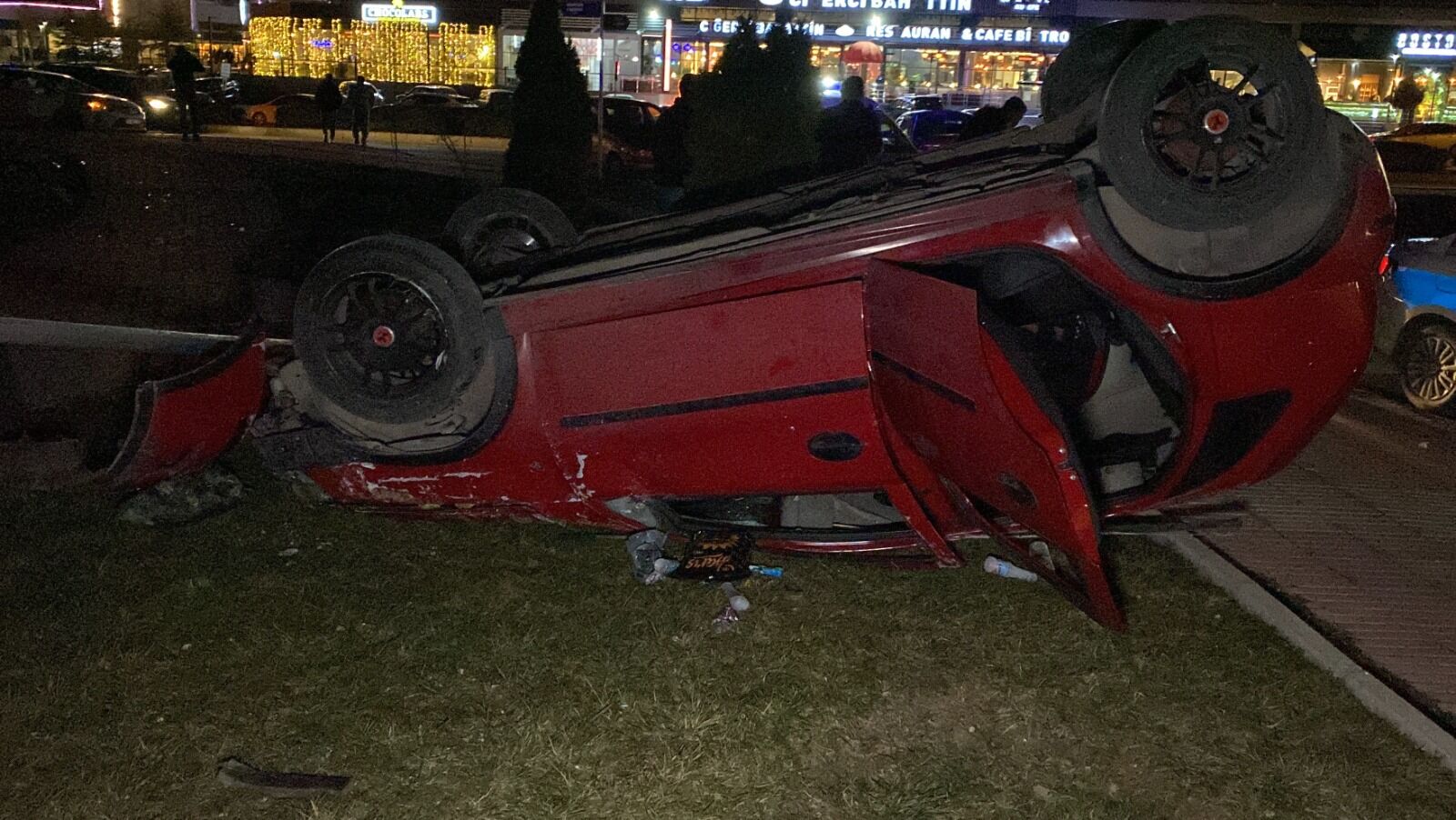 Otomobil Takla Attı Feci Kazada 1 Kişi Yaralandı 2