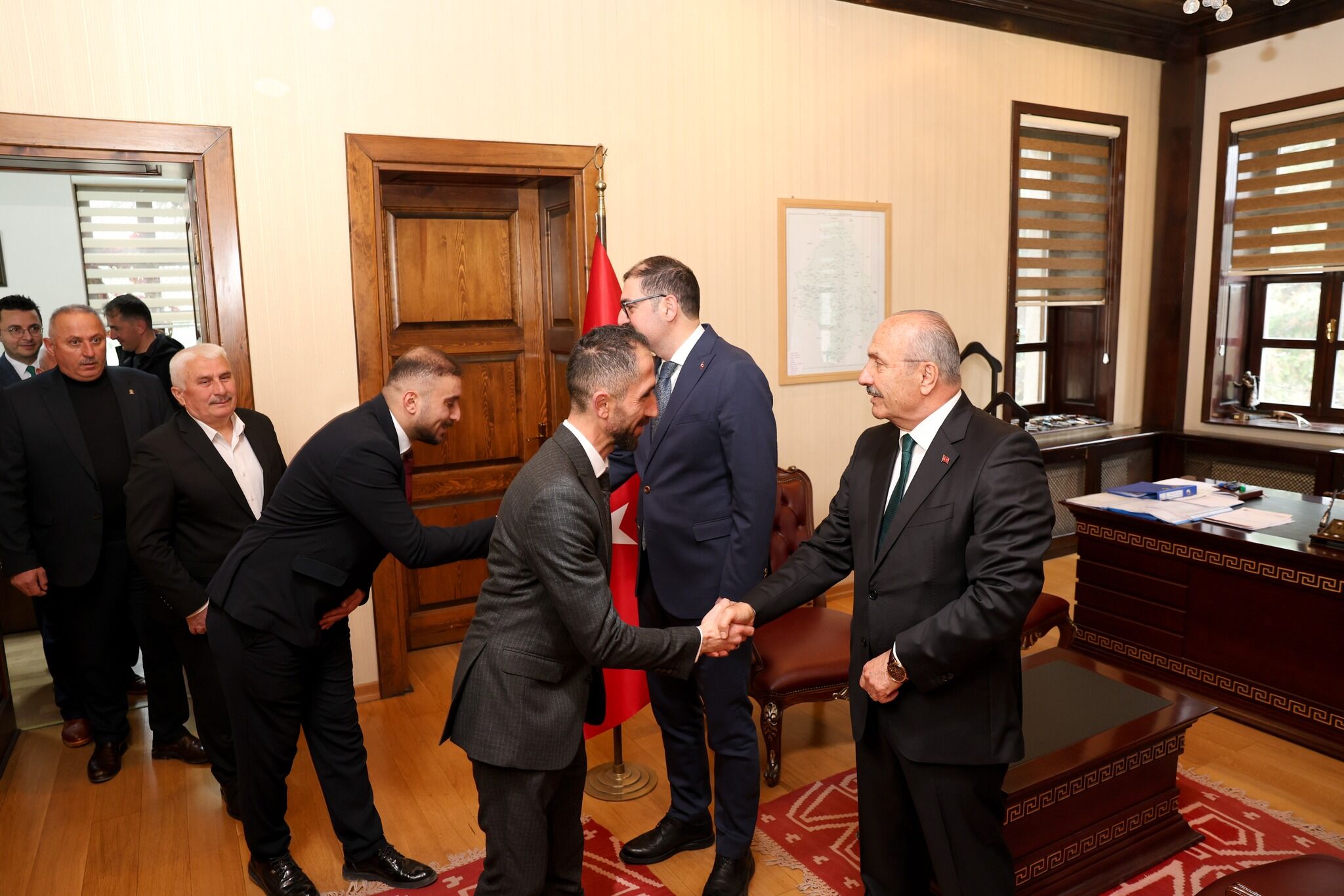 Taşköprü Kaymakamlığı’nda Bayramlaşma Coşkusu0