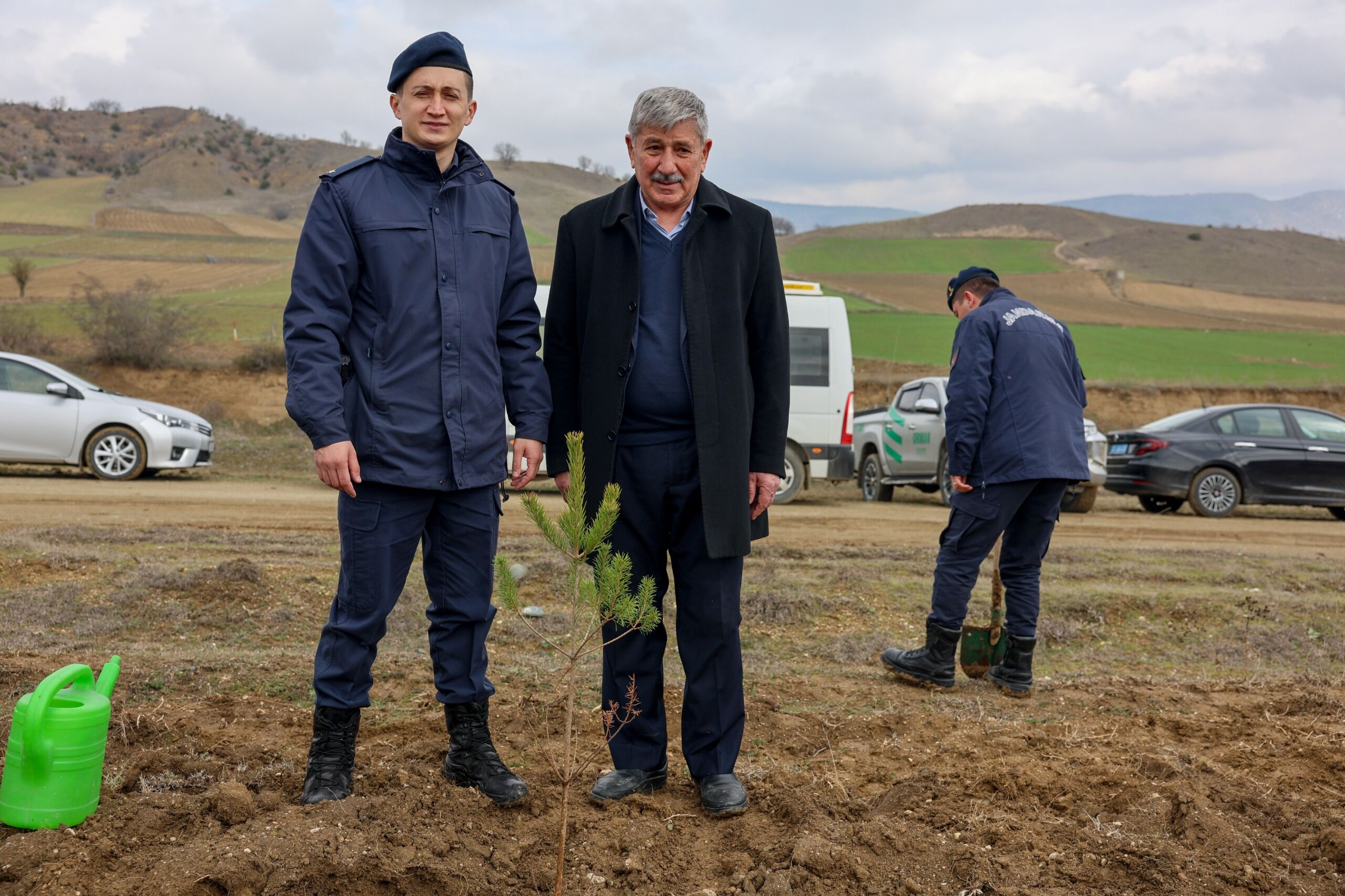 Taşköprü'de Bin 150 Fidan Toprakla Buluştu 46