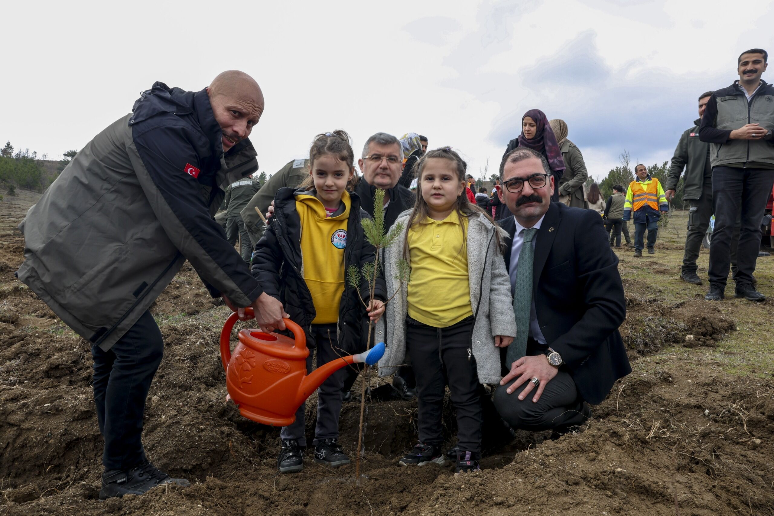 Taşköprü'de Bin 150 Fidan Toprakla Buluştu 88888888