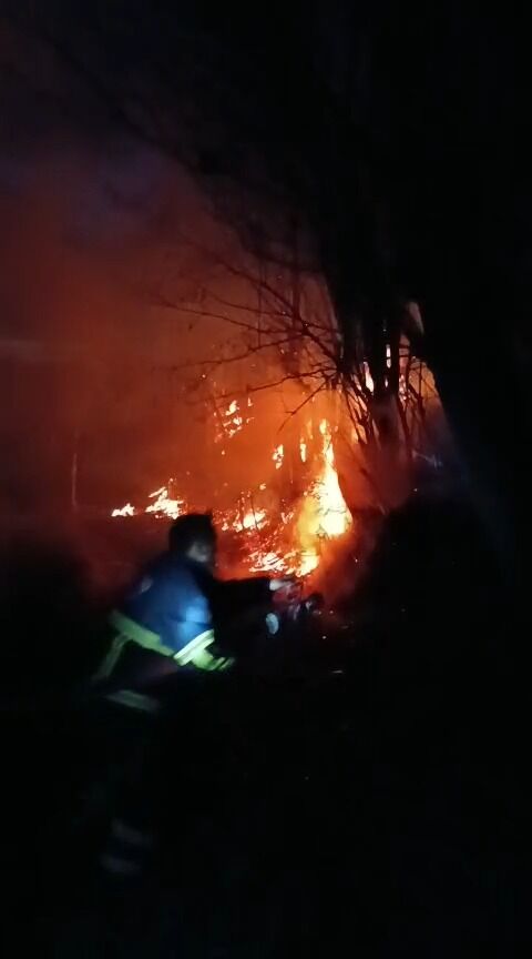 Taşköprü'de Feci Yangın İtfaiye Ekipleri Müdahale Ediyor 12