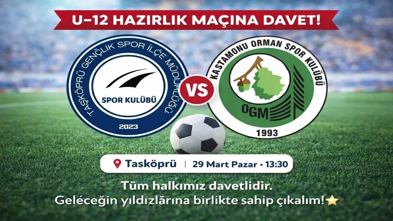 Taşköprü’de Hazırlık Maçı Heyecanı U 12 Takımı Taraftarıyla Buluşacak (2)