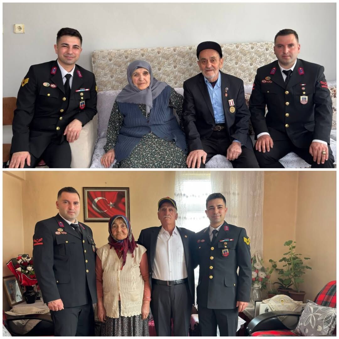 Taşköprü'de Şehit Aileleri Ve Gazilerin Bayramlarını Kutladılar 12