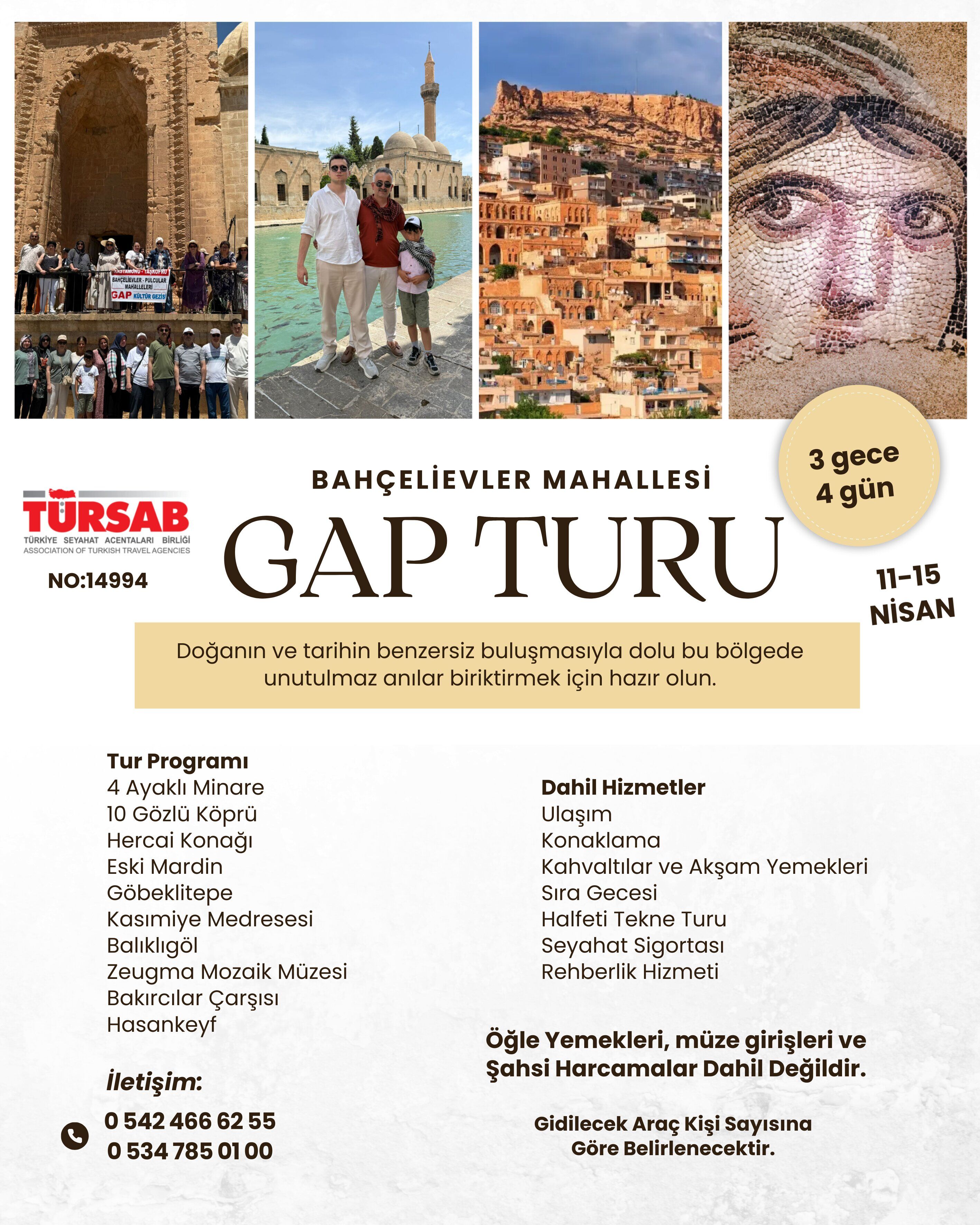 Taşköprü’den Kültür Yolculuğu Gap Turu Için Kayıtlar Başladı (1)