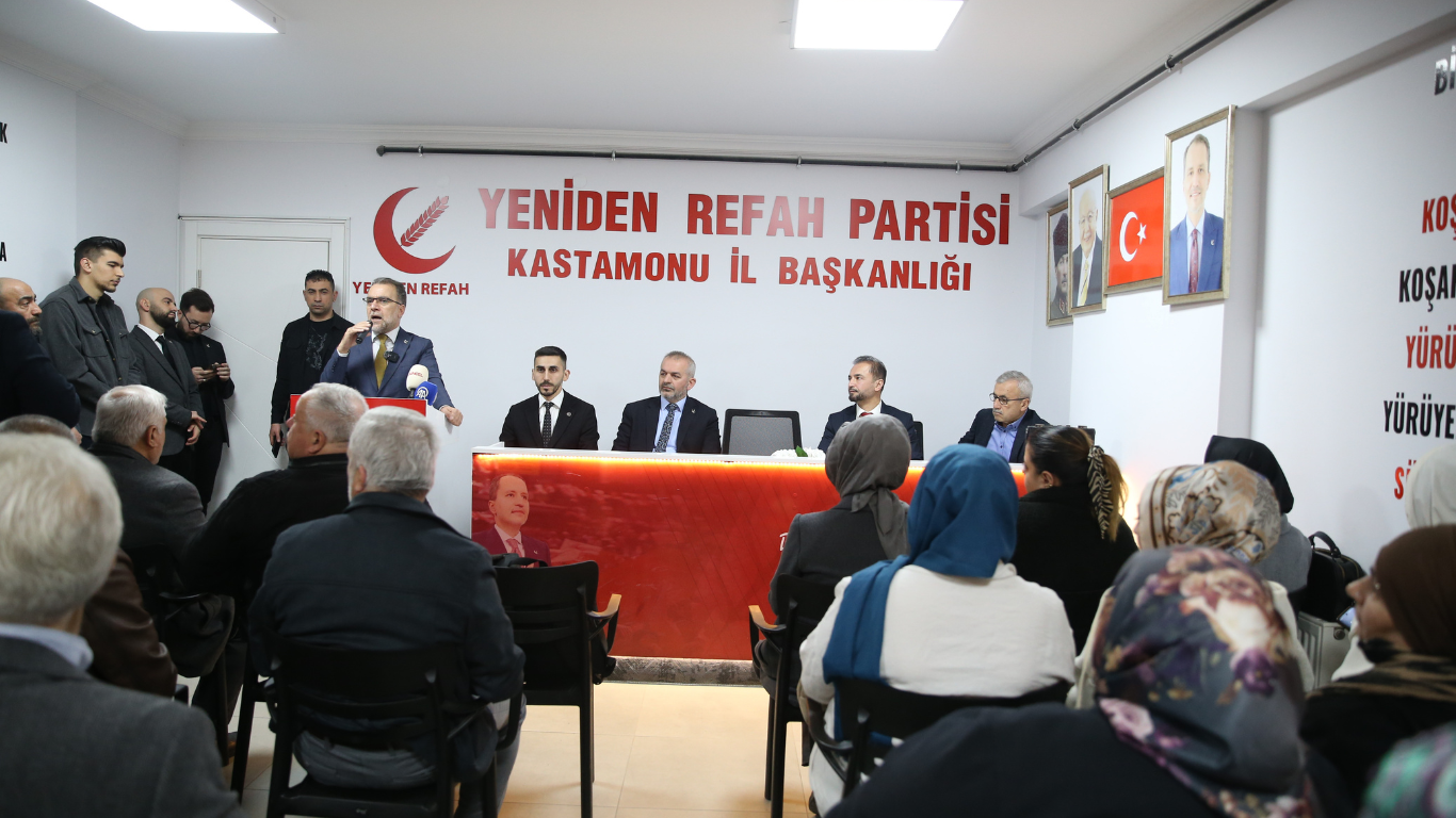 Yeniden Refah Partisi Genel Başkan Yardımcısı Gül Kastamonu’da