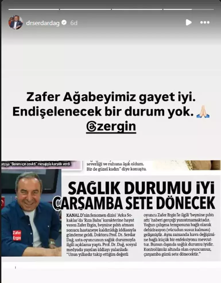 Zafer Ergin Hastaneye Kaldırıldı1