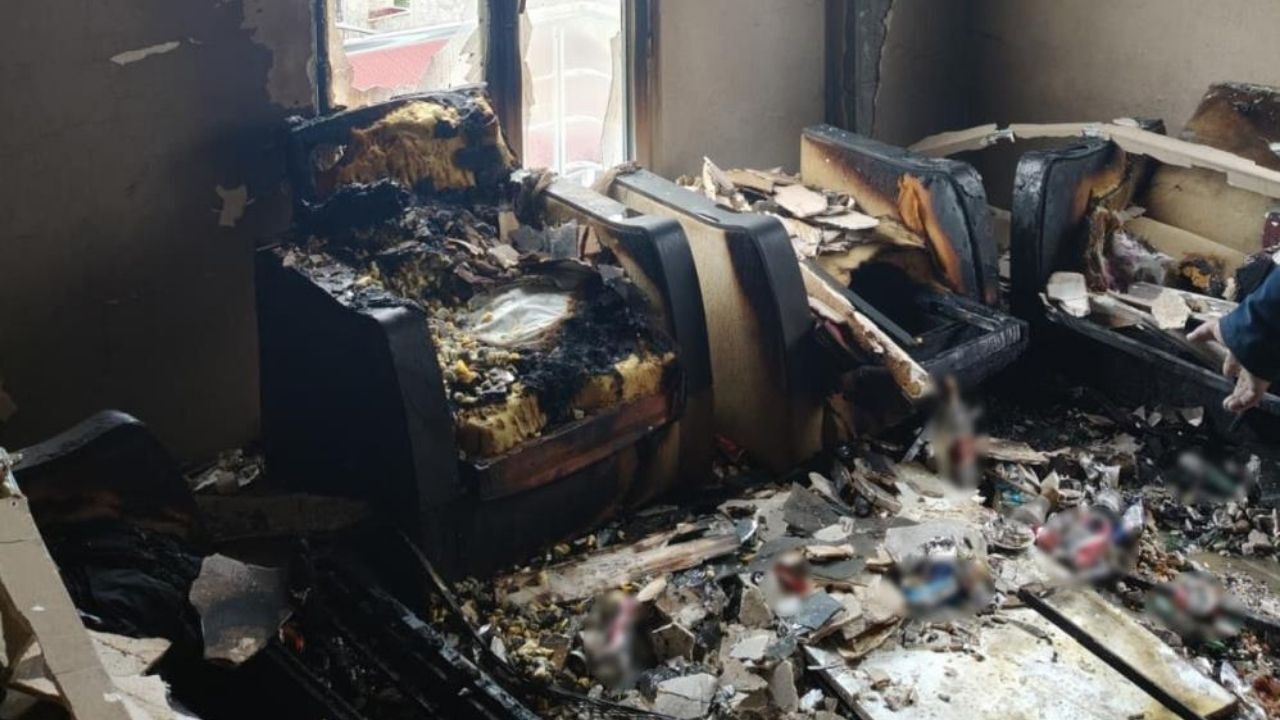 5’Inci Kattaki Dairede Patlama 1 Kişi Ağır Yaralandı (4)