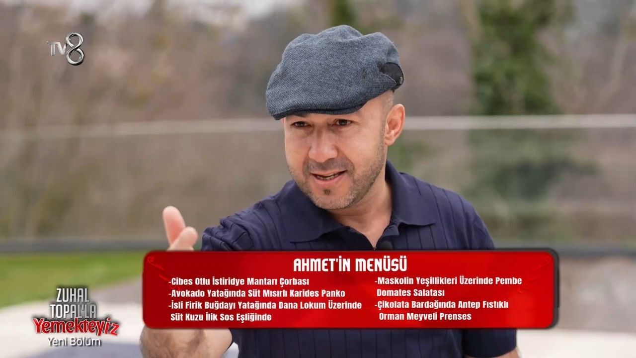 Ahmet Bölüç’ün Yemekteyiz Menüsünde Neler Var (1)