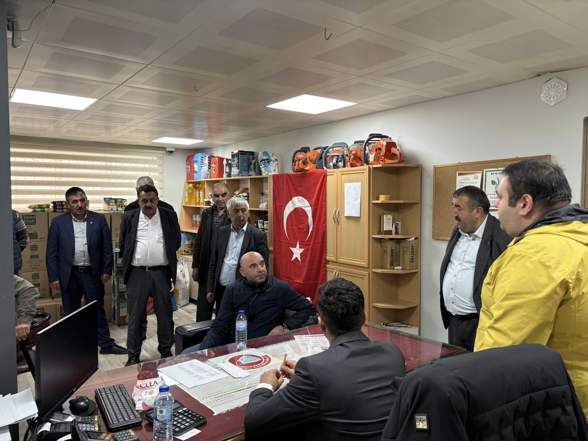 Ak Parti Heyeti Mescit Köyü’nde Tarım Kredi Genel Kurulunda Yoğun İlgi2