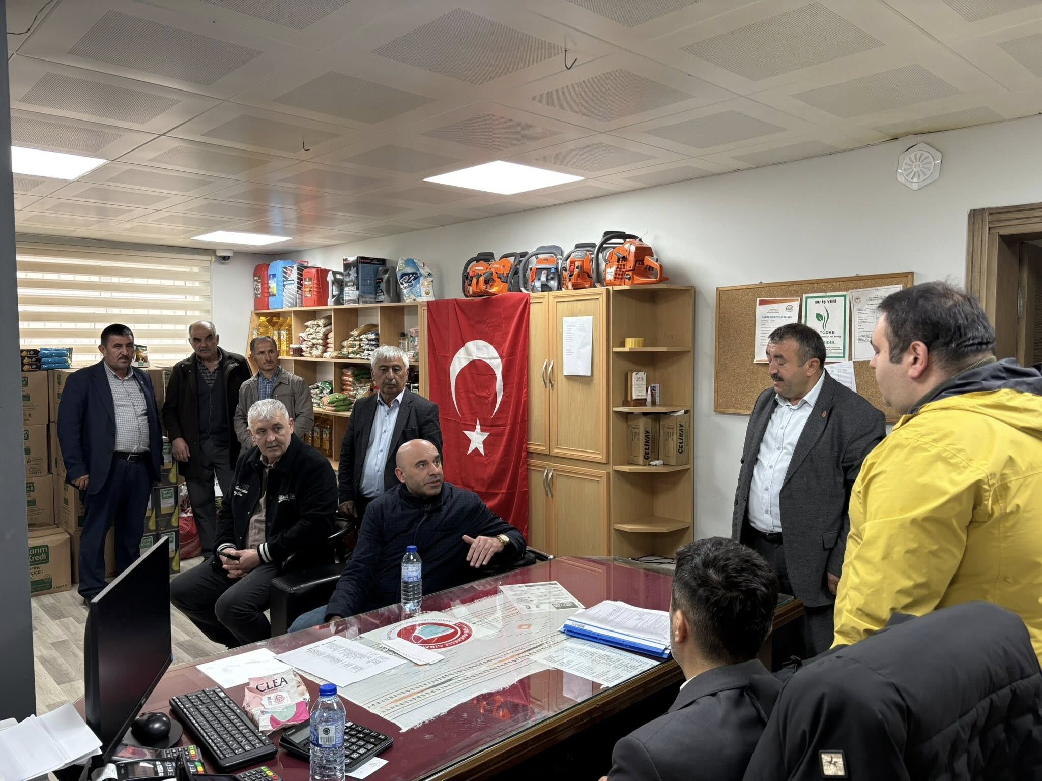 Ak Parti Heyeti Mescit Köyü’nde Tarım Kredi Genel Kurulunda Yoğun İlgi3