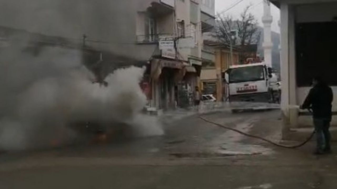 Hanönü’nde Seyir Halindeyken Alevlere Teslim Oldu (1)