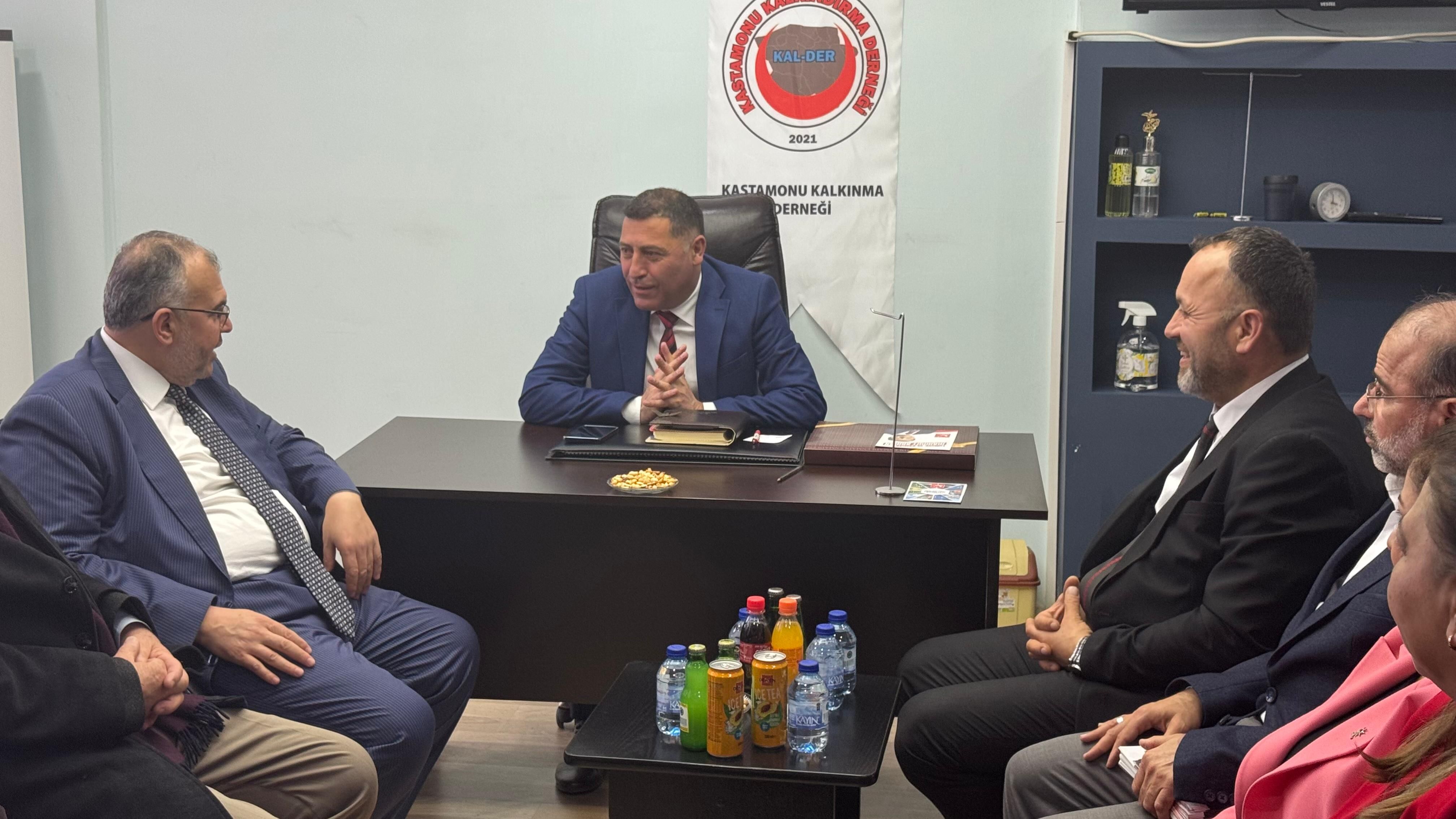 Kal Der'e Önemli Ziyaret Milletvekili Çalışkan Kastamonu'ya Destek Sözü Verdi 8