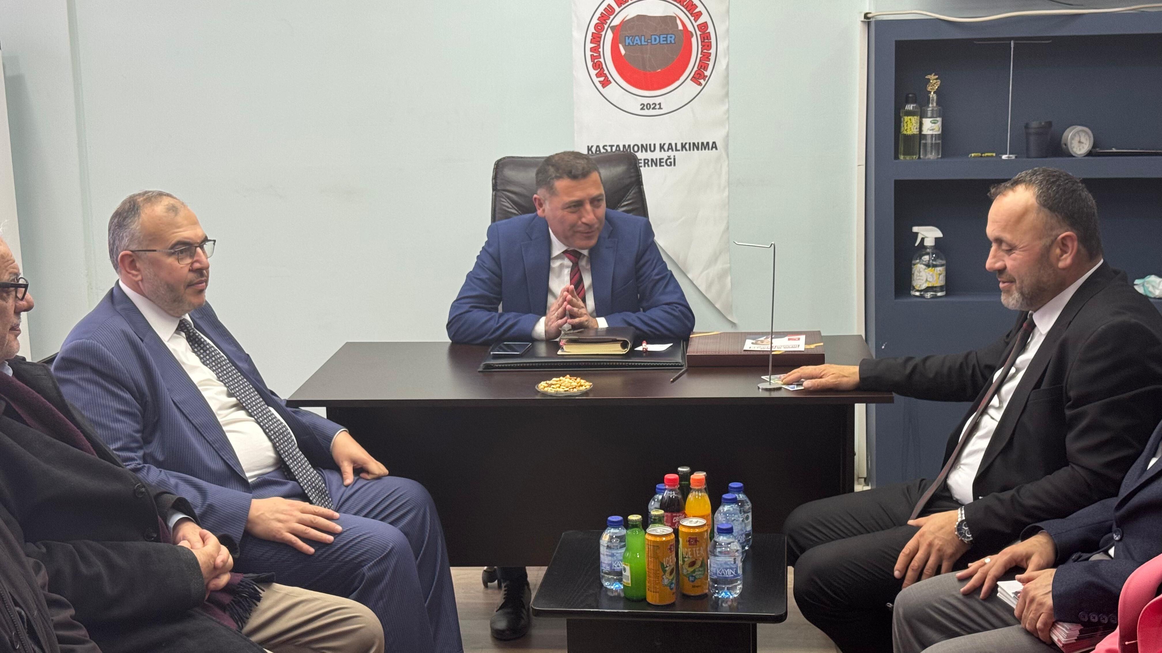Kal Der'e Önemli Ziyaret Milletvekili Çalışkan Kastamonu'ya Destek Sözü Verdi 888888888888888888888888888888888888888888888888888