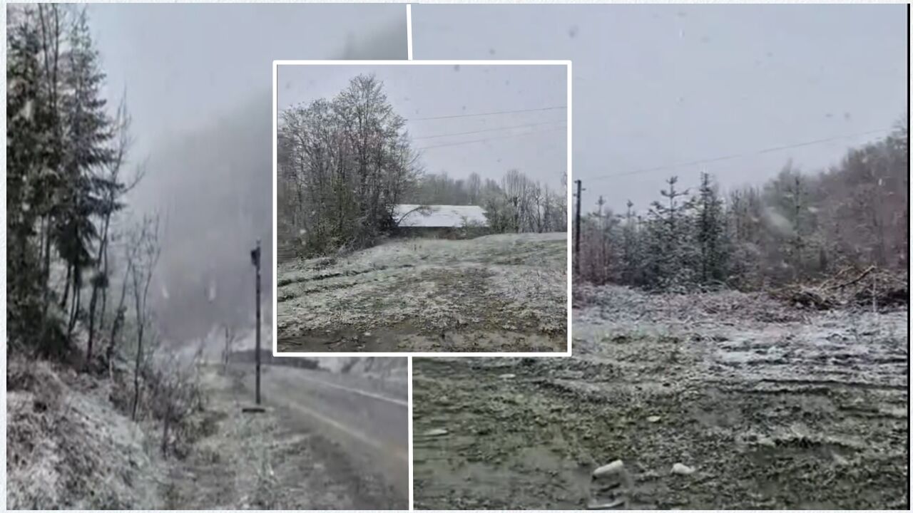 Kastamonu Inebolu Kar Yağı